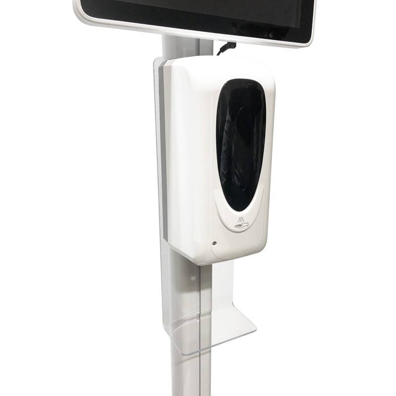 21.5" LCD advertising display with automatic gel dispenser