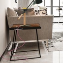 Round cotton coated electric cable Pink