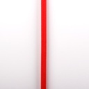 Round cotton coated power cable Red