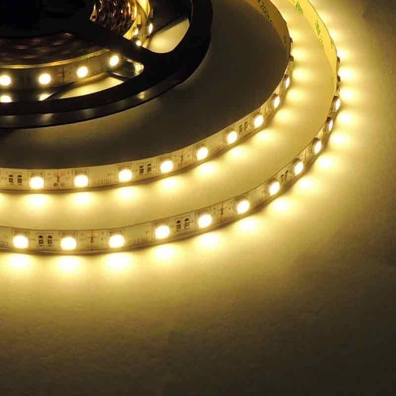 LED Strip 12V-DC 72W 10mm single color IP20 (SMD5050 60cn/m) 5 meter roll