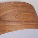 Ceiling lamp with wood effect lampshade "AGUDES" - 3xE27