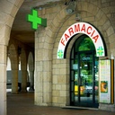 Programmable green monocolor LED pharmacy cross P10 - Outdoor - 96x96cm