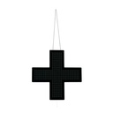 Green single color LED pharmacy cross - 60x60cm - Single sided - IP20