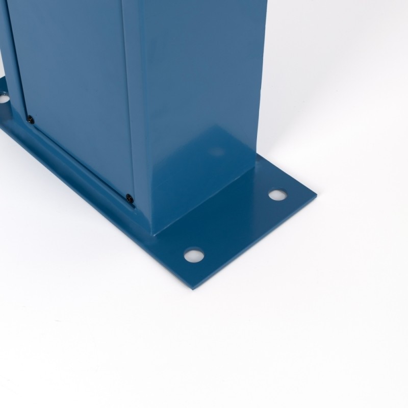 Blue monocolor Veterinary LED cross - 50x50cm - Double sided - Outdoor