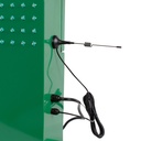 Green monocolor pharmacy LED cross - 50x50cm - Double sided - Outdoor