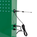 Green monocolor Pharmacy LED Cross - 80x80cm - Double sided - Outdoor