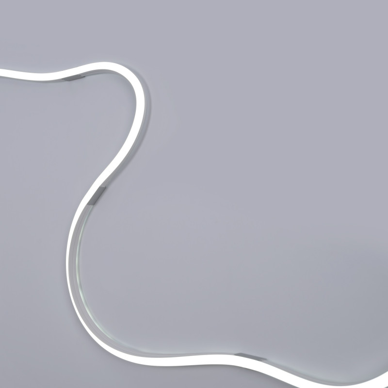 Single color LED Neon Flex - 24V DC - 10x10mm - 5 meters - Complete kit - IP67 - 10W/m