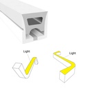 Single color LED Neon Flex - 24V DC - 10x10mm - 5 meters - Complete kit - IP67 - 10W/m