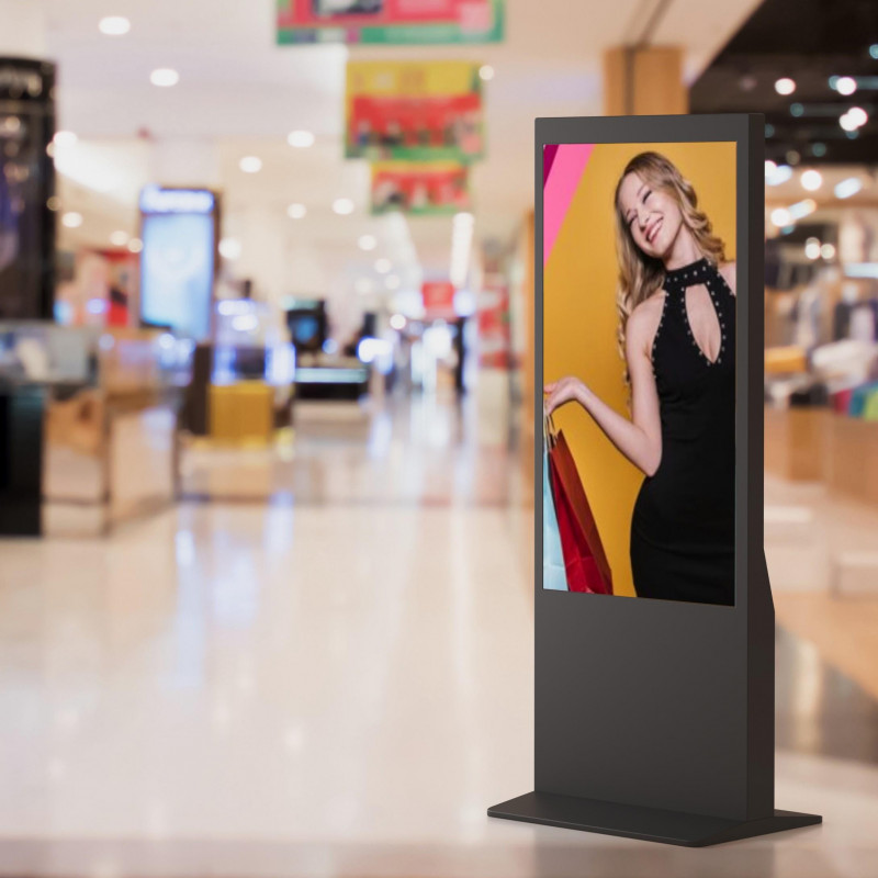 Indoor advertising totem - Full HD 55" LCD - Touch / Non touch screen - Android