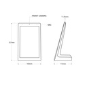 LCD Tabletop Advertising Display with camera - 10.1'' - Touchscreen - Android 11