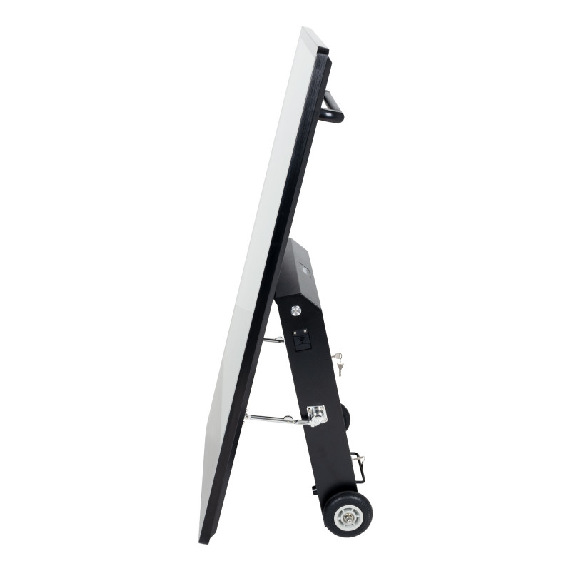 43'' Portable Outdoor Advertising Display - Full HD LCD - Wheeled and Battery Operated