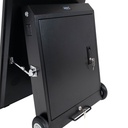 43'' Portable Outdoor Advertising Display - Full HD LCD - Wheeled and Battery Operated