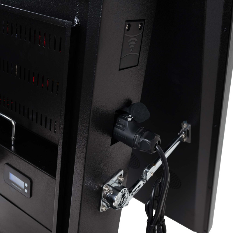 43'' Portable Outdoor Advertising Display - Full HD LCD - Wheeled and Battery Operated