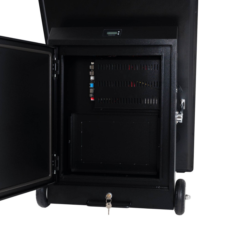 43'' Portable Outdoor Advertising Display - Full HD LCD - Wheeled and Battery Operated