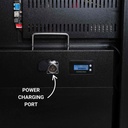 43'' Portable Outdoor Advertising Display - Full HD LCD - Wheeled and Battery Operated