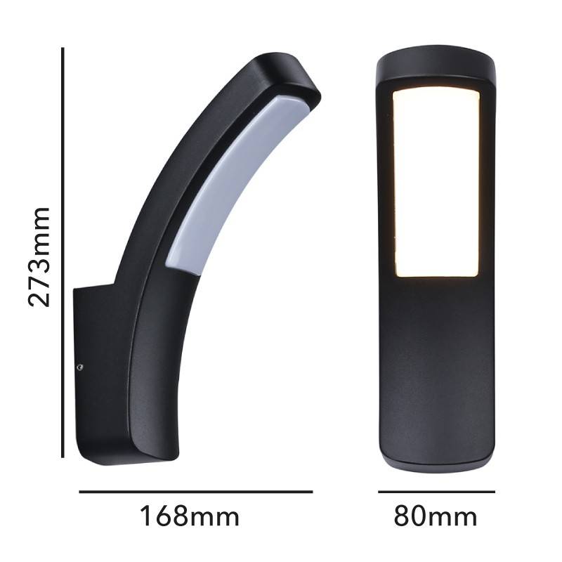 LUS" 13W IP54 LED wall light for outdoor use