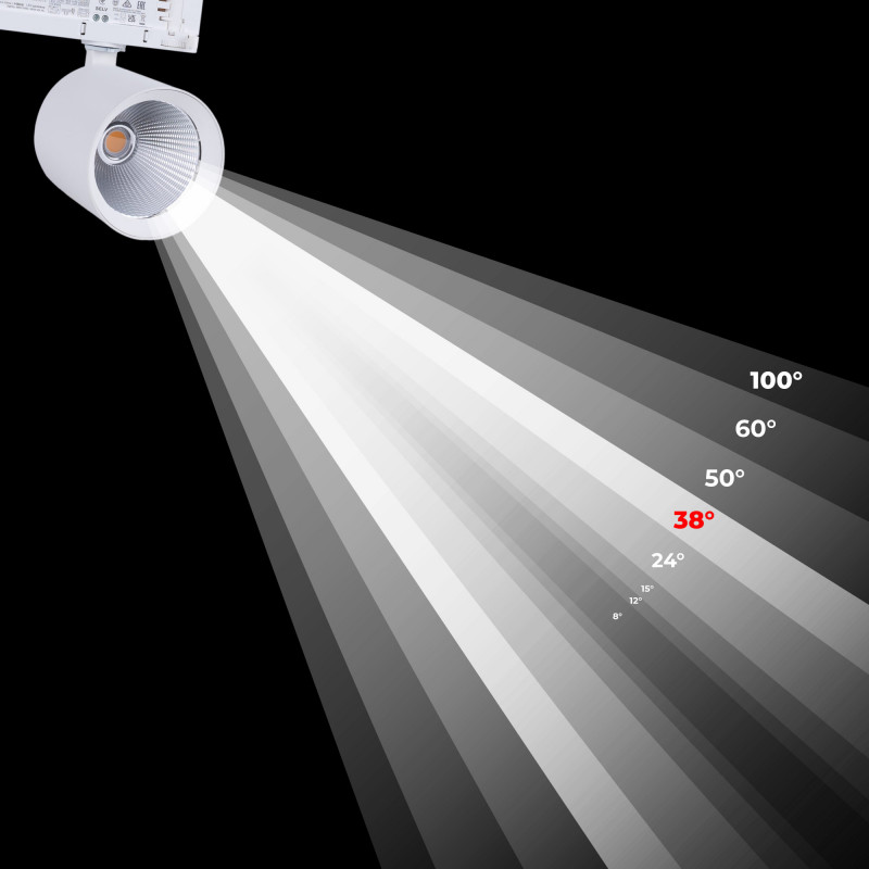 LED 3-phase track spotlight - 40W - Greengrocers - Philips Xitanium Driver