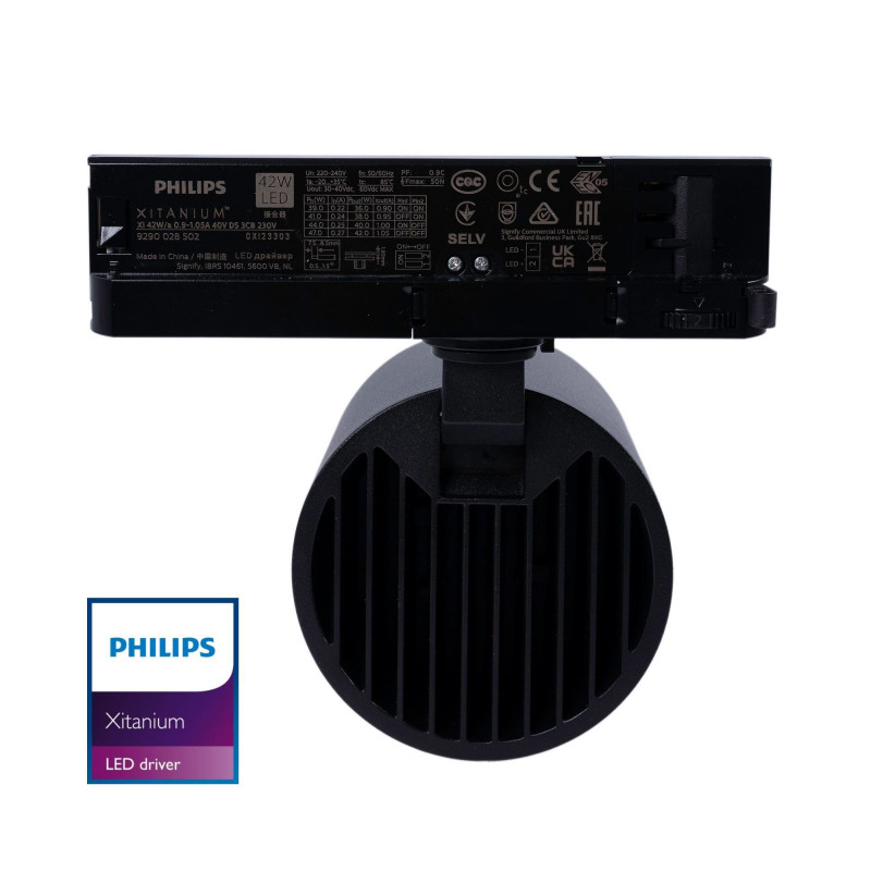 LED 3-phase track spotlight - 40W - Greengrocers - Philips Xitanium Driver