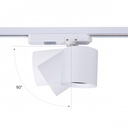 LED 1-phase track spotlight - 40W - Butcheries