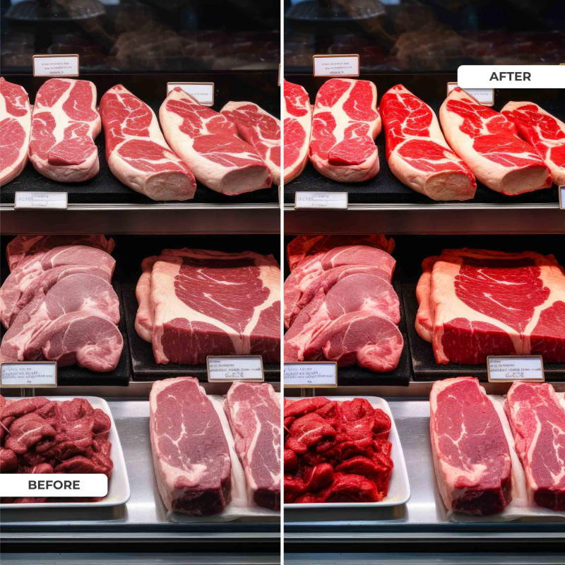 LED 1-phase track spotlight - 40W - Butcheries