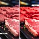 LED 1-phase track spotlight - 40W - Butcheries