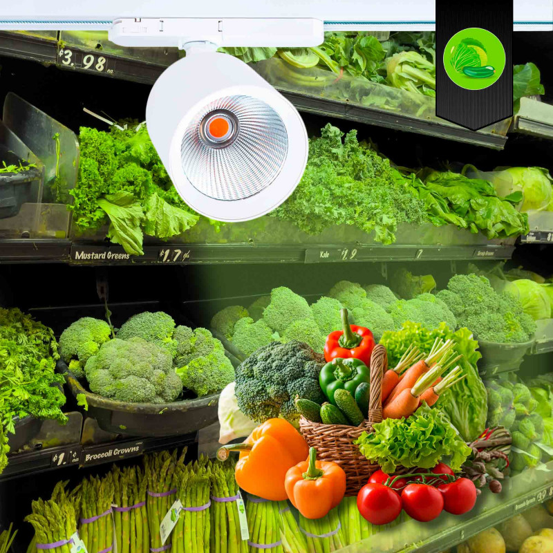 LED 3-phase track spotlight - 40W - Greengrocers - Philips Xitanium Driver
