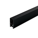 Decorative cover for magnetic track - 1 meter - White