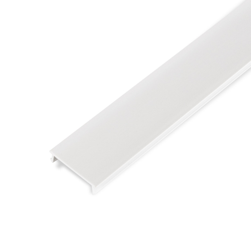 Decorative cover for magnetic track - 1 meter - White