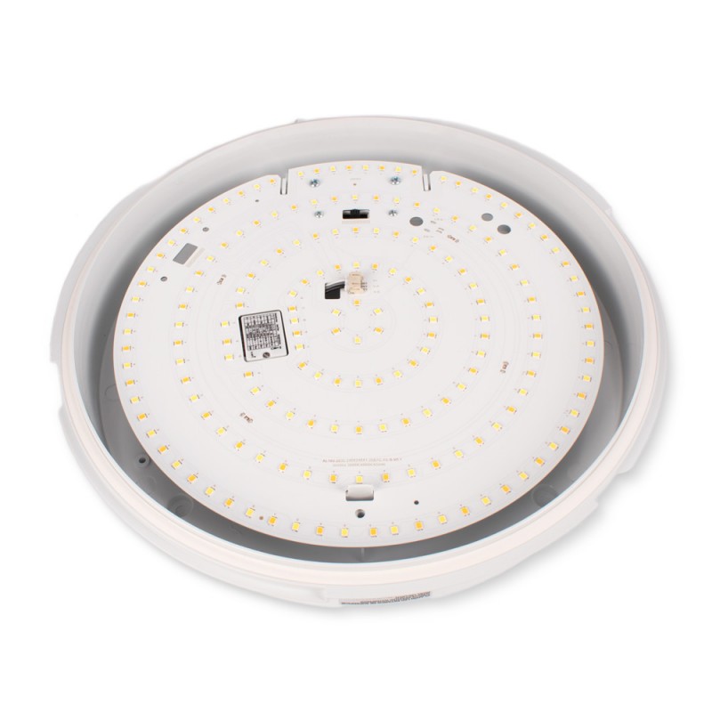 LED waterproof ceiling light with sensor - CCT - Adjustable power 12W-16W - Ø30cm - IP65