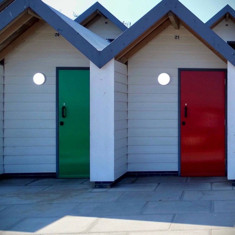 LED waterproof ceiling light with sensor - CCT - Adjustable power 12W-16W - Ø30cm - IP65