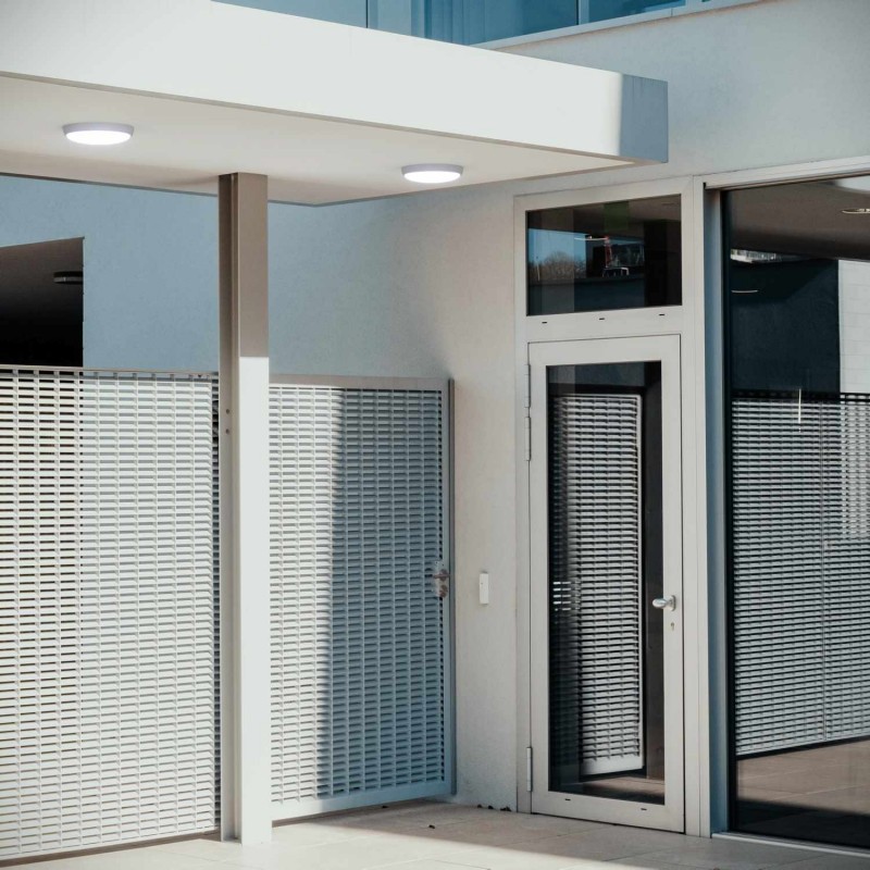 LED waterproof ceiling light with sensor - CCT - Adjustable power 12W-16W - Ø30cm - IP65