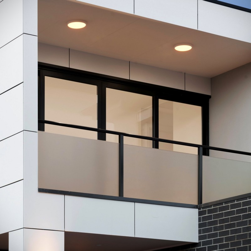 LED waterproof ceiling light with sensor - CCT - Adjustable power 12W-16W - Ø30cm - IP65