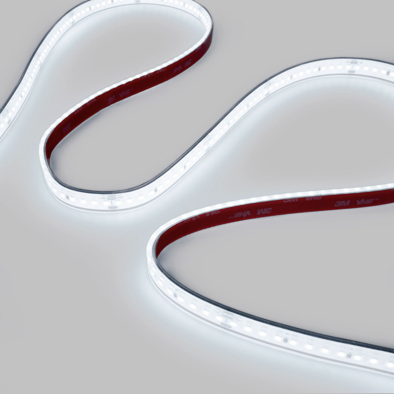 Submersible LED strip 48V DC - Monochrome - 9.6W/m - 12mm - IP68 - 20 metres - 168ch/m