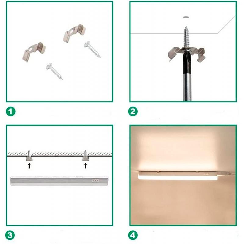 LED strip under cabinet T5 - 150 cm - 18W opal - CCT