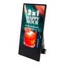 Display publicitario portátil 43'' exterior - LCD full HD - Con ruedas y batería