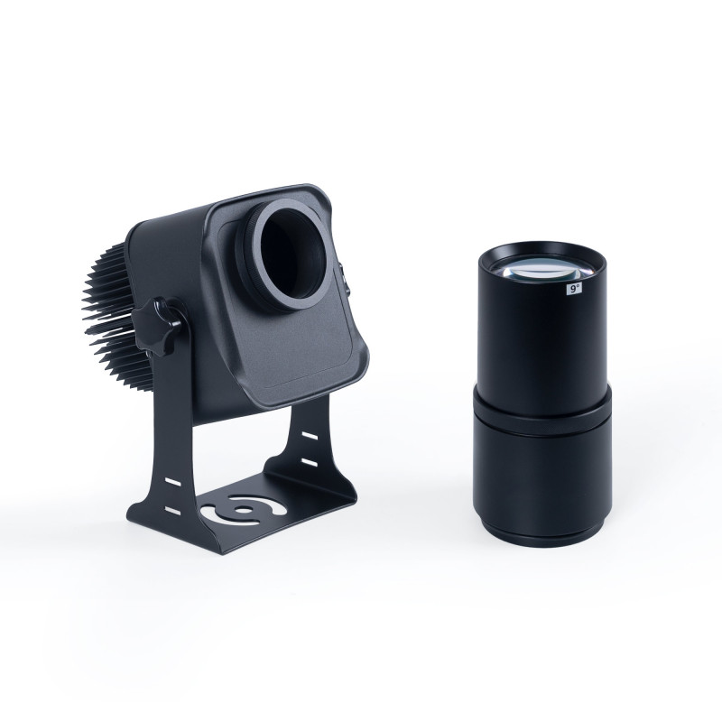 Proyector de logos LED GOBO 30W - Óptica 9° - Exterior - Rotativo