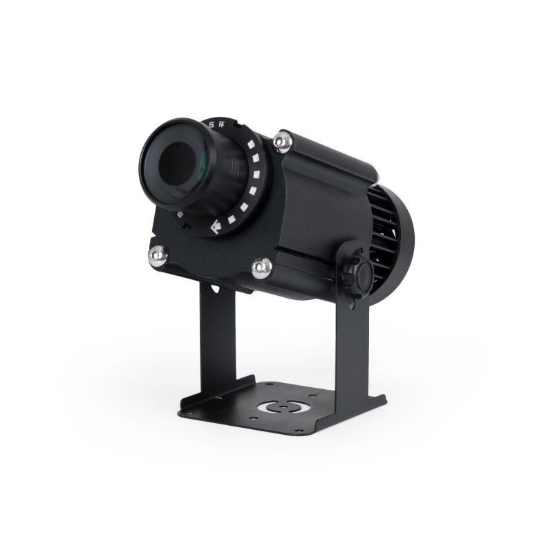 Drehbarer GOBO LED Logo Projektor 50W - Außenbereich - Optik 18° - IP65