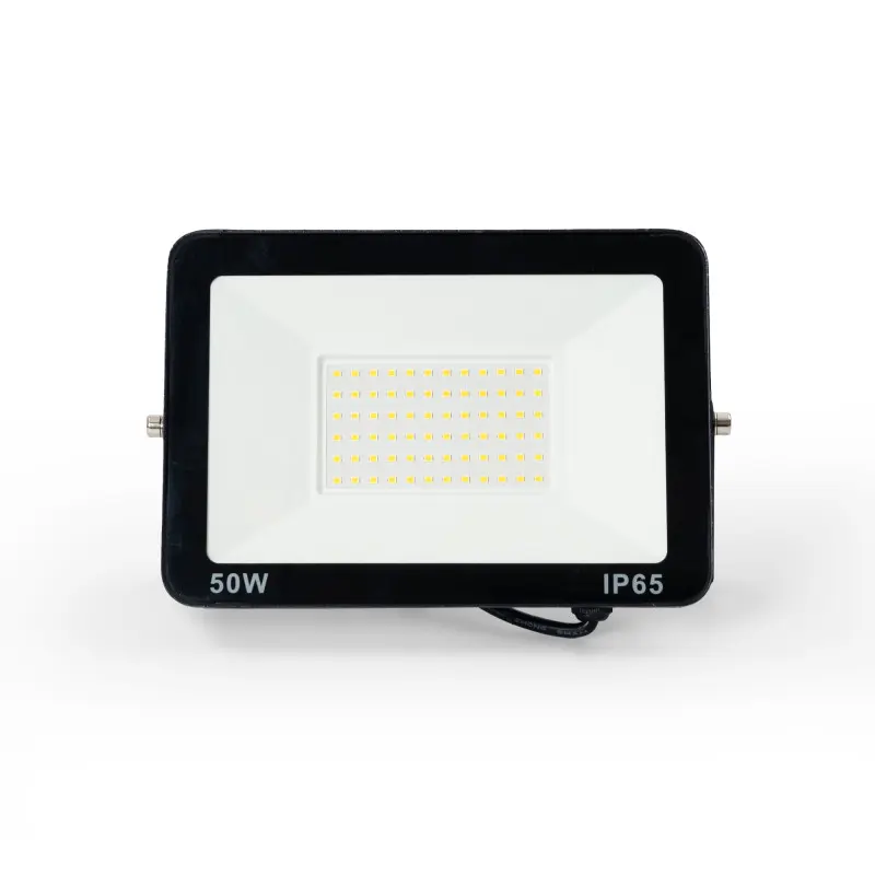Proyector LED exterior 50W - 95lm/W - IP65 - Negro