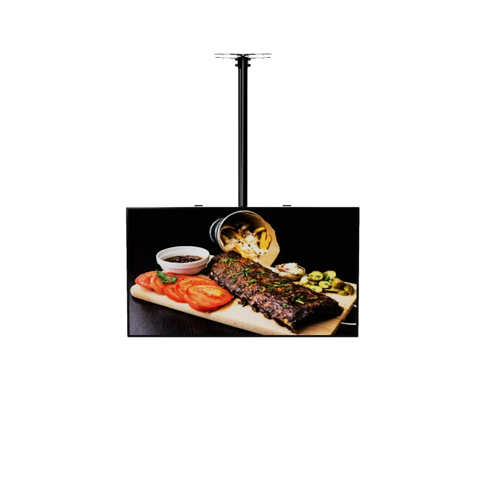 32" LCD-Bildschirm - 500 Nits - FULL HD – Menüs und Digitale Beschilderung - Deckenhalterung