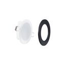 Downlight LED exterior 5W - 6500K - IP65 - TRIAC regulável - Aro intercambiável - Corte Ø68mm