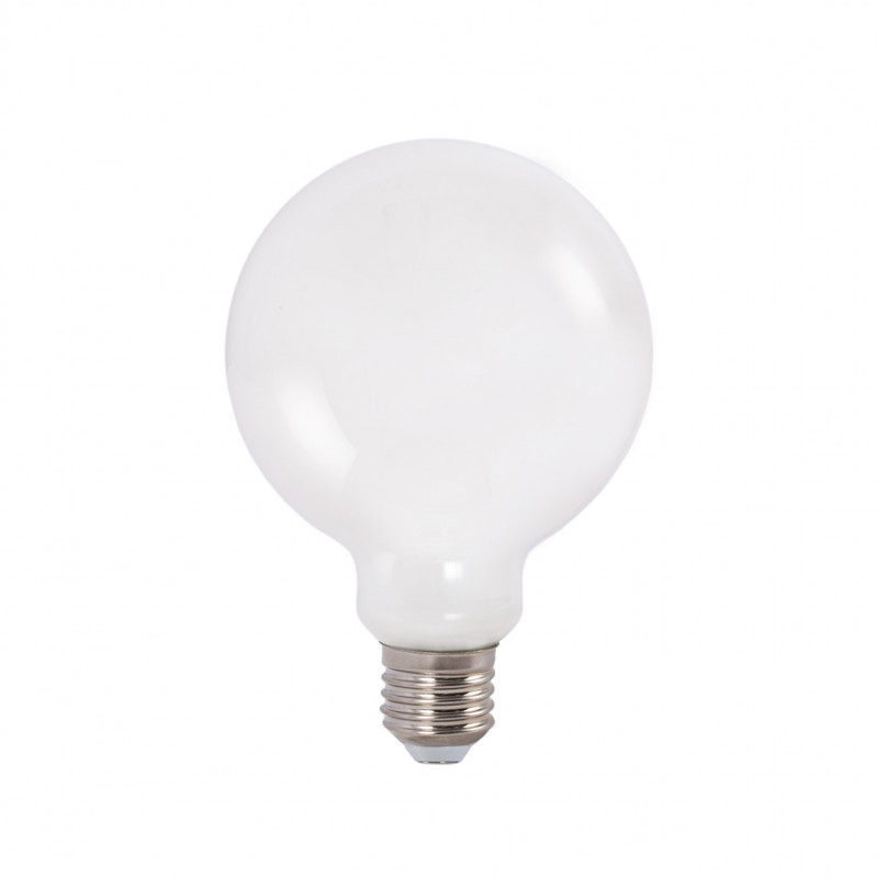 Bombilla LED decorativa globo "Milky" - E27 G125 - 6W - dimmer