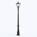 Poste de luz exterior "TOBIA" Fumagalli CCT - 30W - 8 opciones - E27