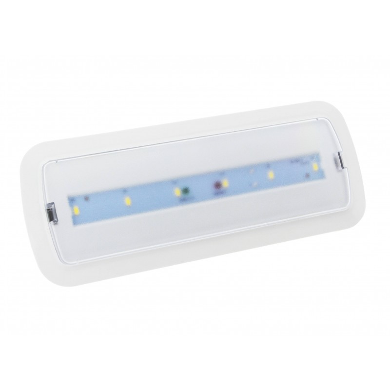 Luz de emergencia LED 3W - 200lm - 3 h de autonomía )