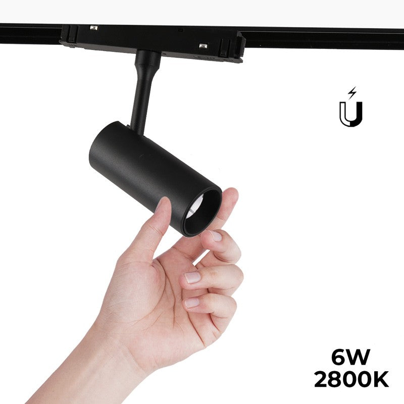 Foco LED para carril magnético 48V - 12W 