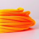 Cable eléctrico redondo revestido de algodón Naranja Cítrico