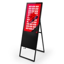 Écran publicitaire pliable LCD Full HD 32" - Android - Intérieur