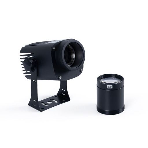 [KBLP20E-R-60] Proyector de logos LED GOBO 20W - Óptica 60° - Exterior - Rotativo