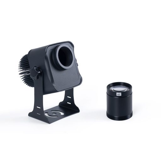 [KBLP30E-R-60] Proyector de logos LED GOBO 30W - Óptica 60° - Exterior - Rotativo