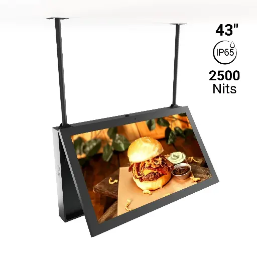 [K_DS43-OUT-4+32-ST] 43" Full HD LCD Display - Outdoor - Ceiling Mount - Android - IP65
