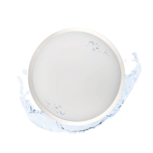 [B1726-CCT-S-EM] Plafón LED con sensor de mov. estanco + emergencia - 3CCT - Potencia ajustable 12W-16W - Ø30cm - IP65 